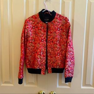 DONATING Nasty gal cherry bomb bomber jacket